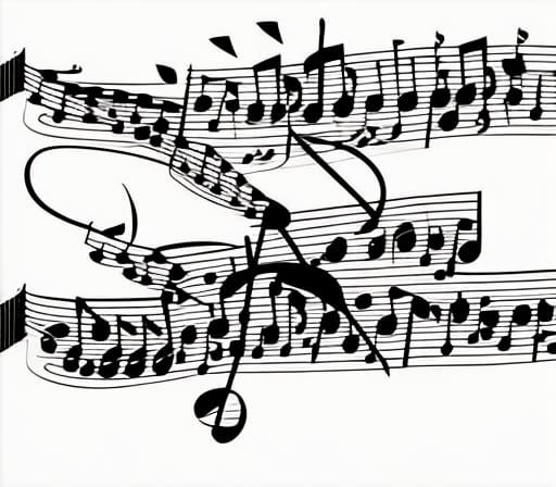 Graphic Musicality in Black and White Notation