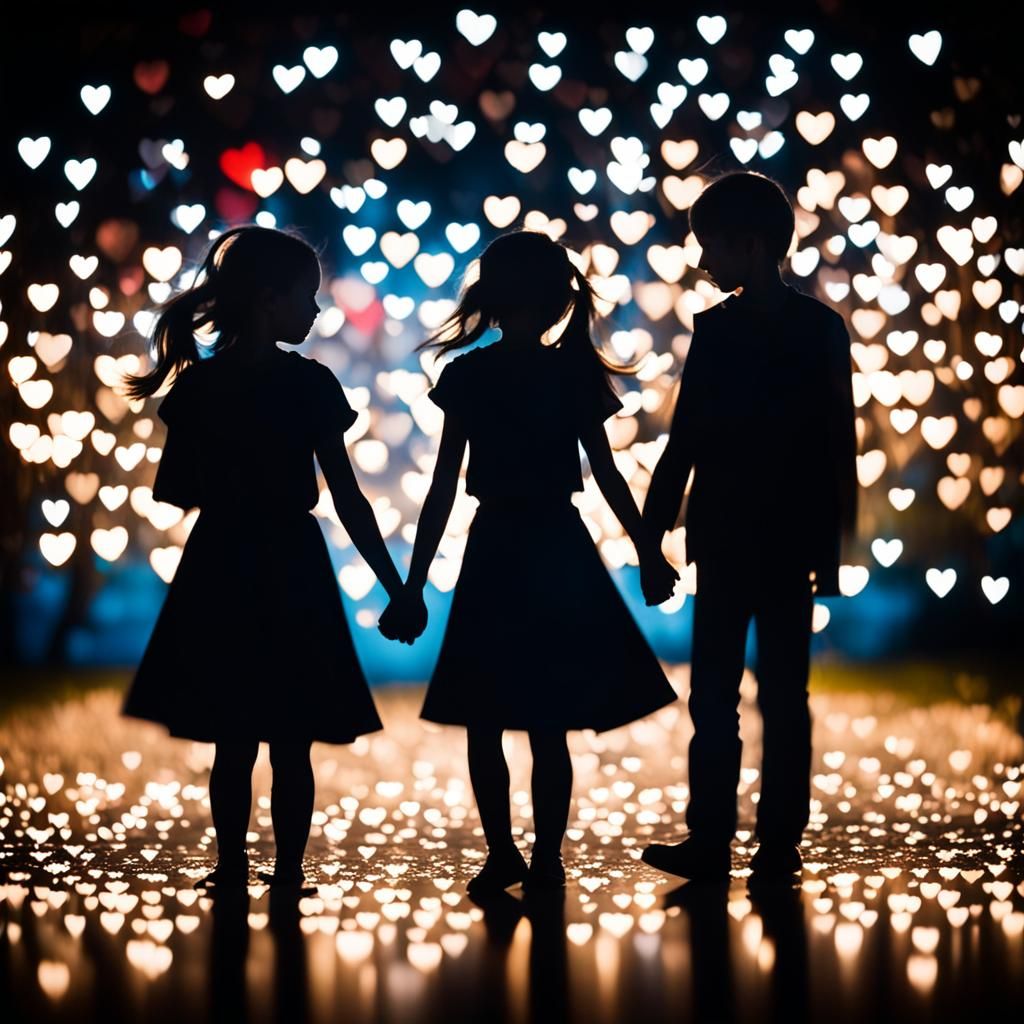 Dancing Shadows with Hearts of Light