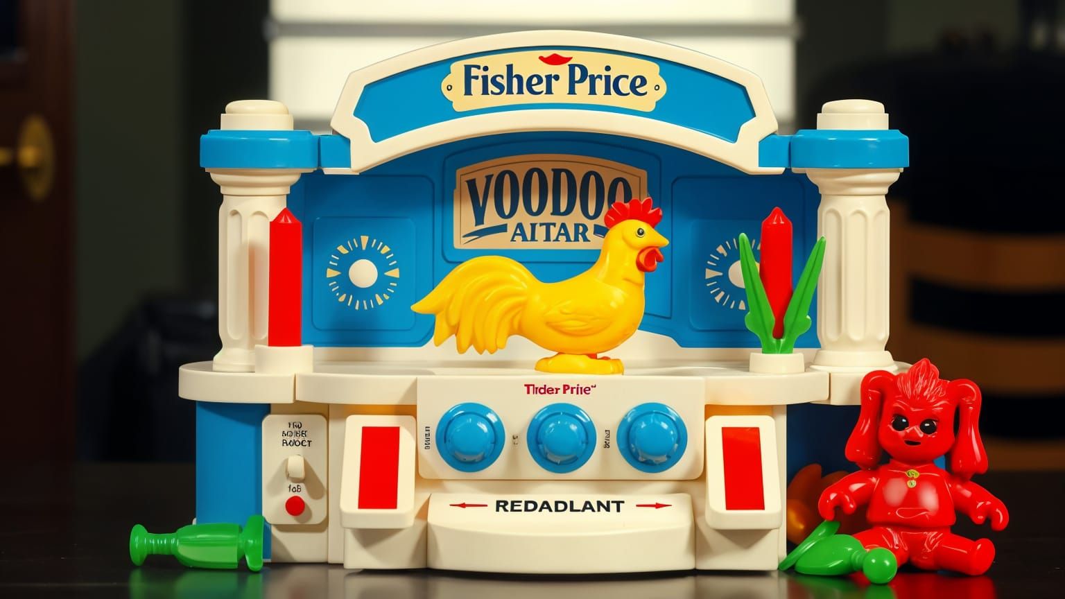 Vintage Fisher Price Voodoo Altar Playset in Colorful Retro ...