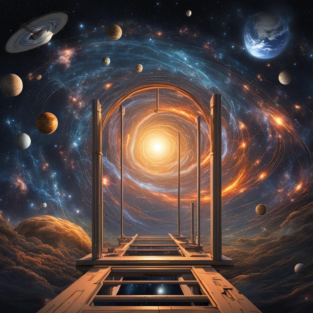 A science experiment opens a portal to another universe