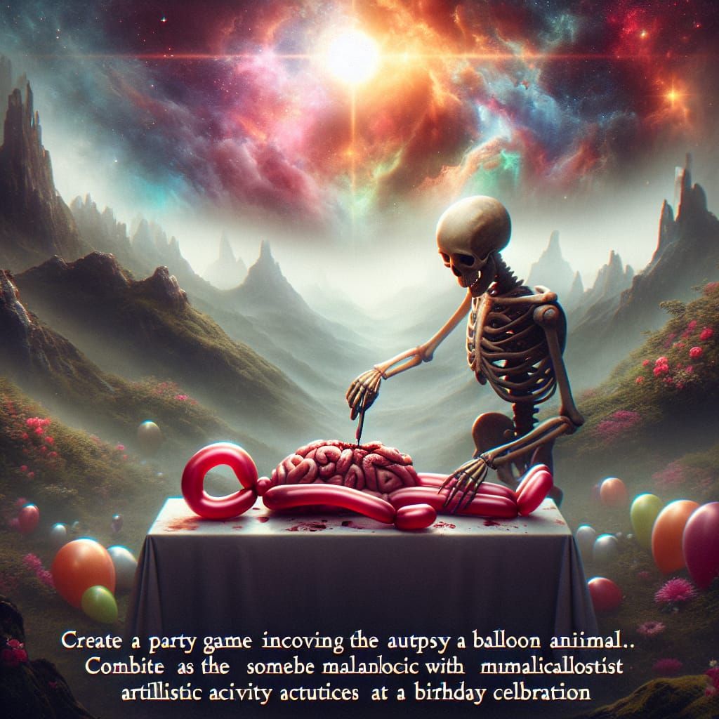 Balloon Animal Autopsy is the Saddest Birthday Party Game