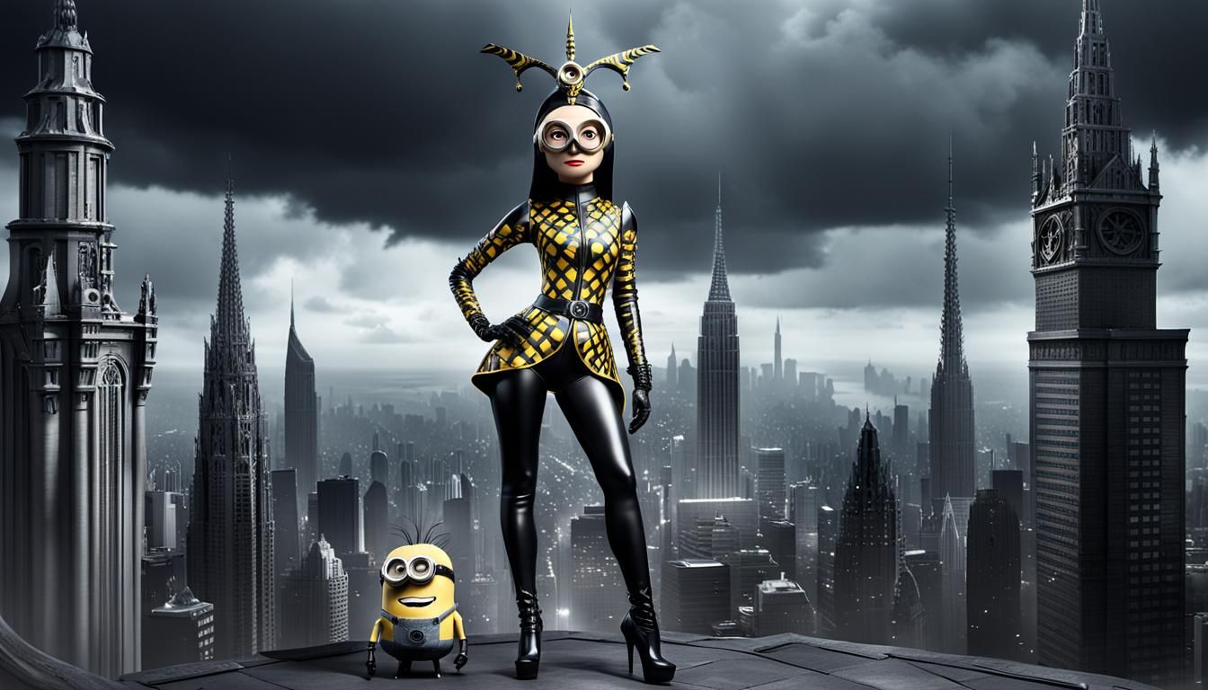 Minion Transformed: Fashionable Fantasy Woman in 3D