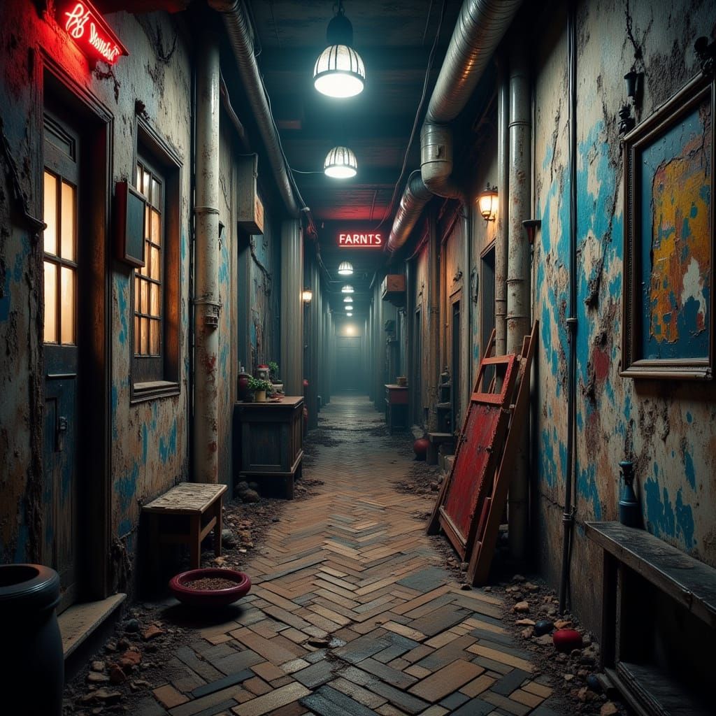 Ominous Figure Approaches in Dark Magical Style