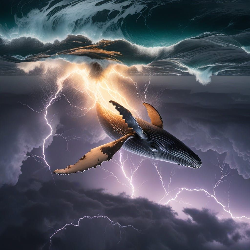 Epic flying whale