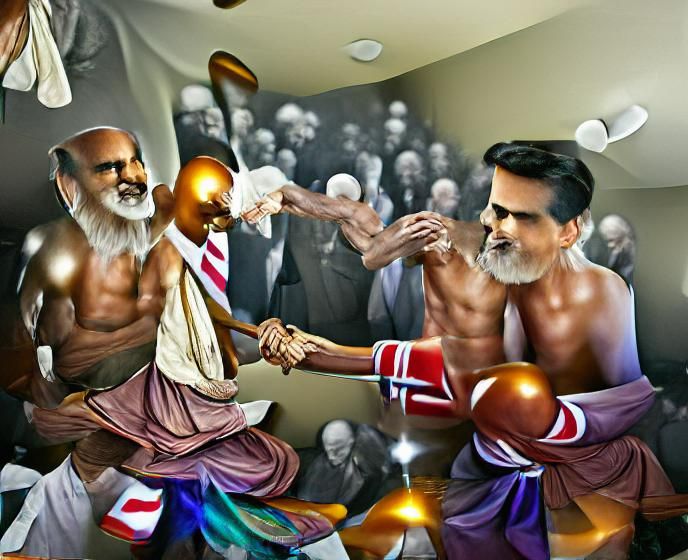 Gandhi vs. Romney: A Divine Boxing Match