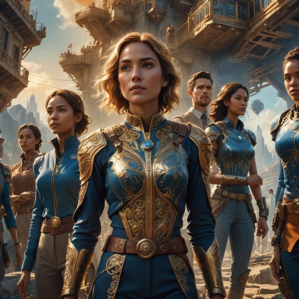 Strong Female Leader in a Fantasy Sci-Fi World