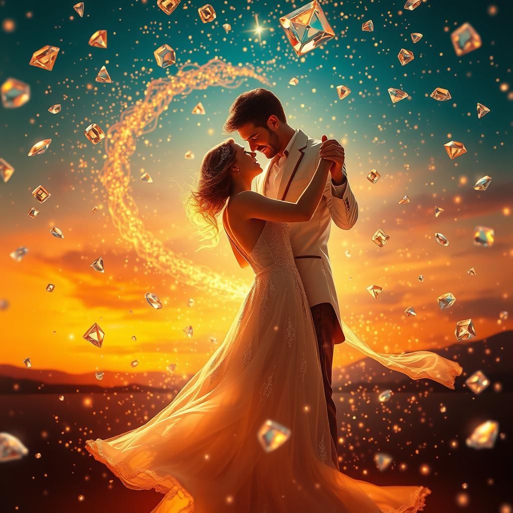 Couple's Diamond Waltz: Artstation Concept Art