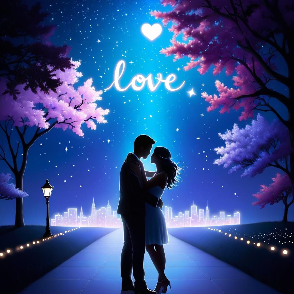 Love Written in the Night Sky