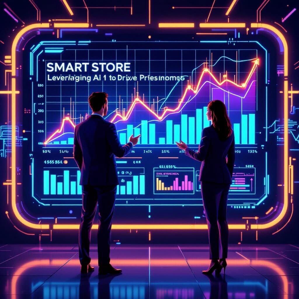 AI eCommerce Success: Profits Rise on Holographic Display