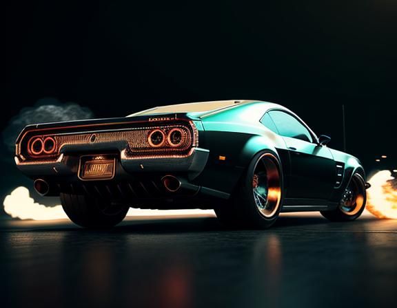 Death Proof: Realistic Movie Poster in Super Action Style