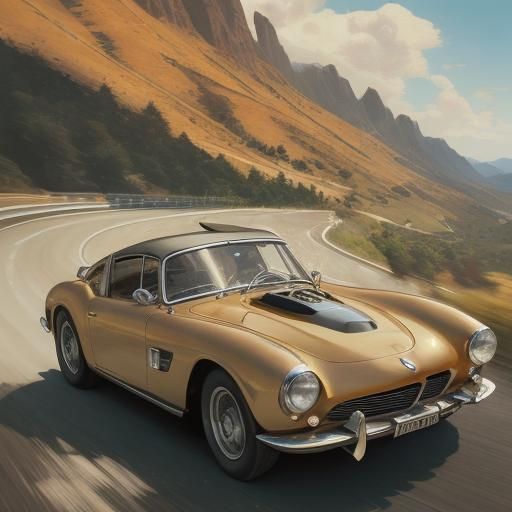 1956 Bmw 507 rally car