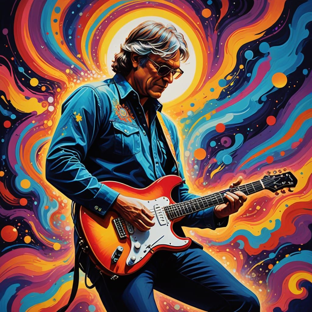 Psychedelic Rock Icon Steve Miller Performs Live in a Swirli...