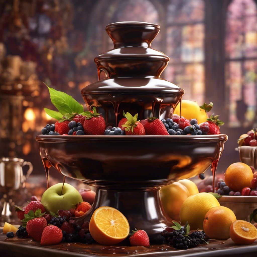 Chocolate Fountain waiting for a Dip