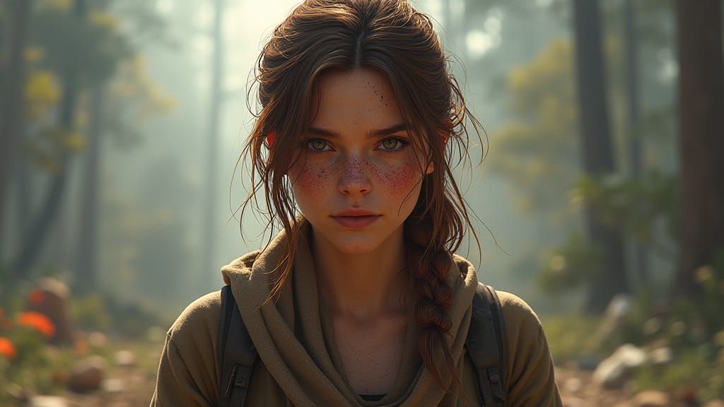 Post-Apocalyptic Portrait as Digital Matte Painting