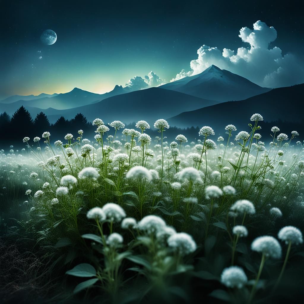 Double Exposure: Night, Flowers, and Dew in Double Exposure ...