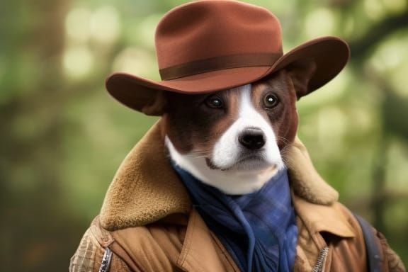 Dog as Hobo: Storybook Illustration