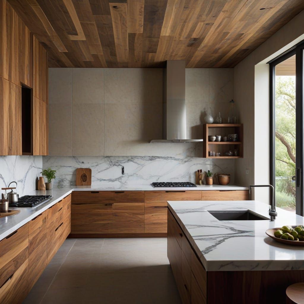 Surreal Kitchen in Futuristic Apeasios City on Etheria