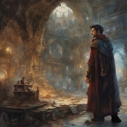 Mystical Doctor Strange Digital Rendering