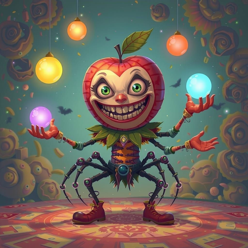 Polish Folk Woman in Paris Cafe