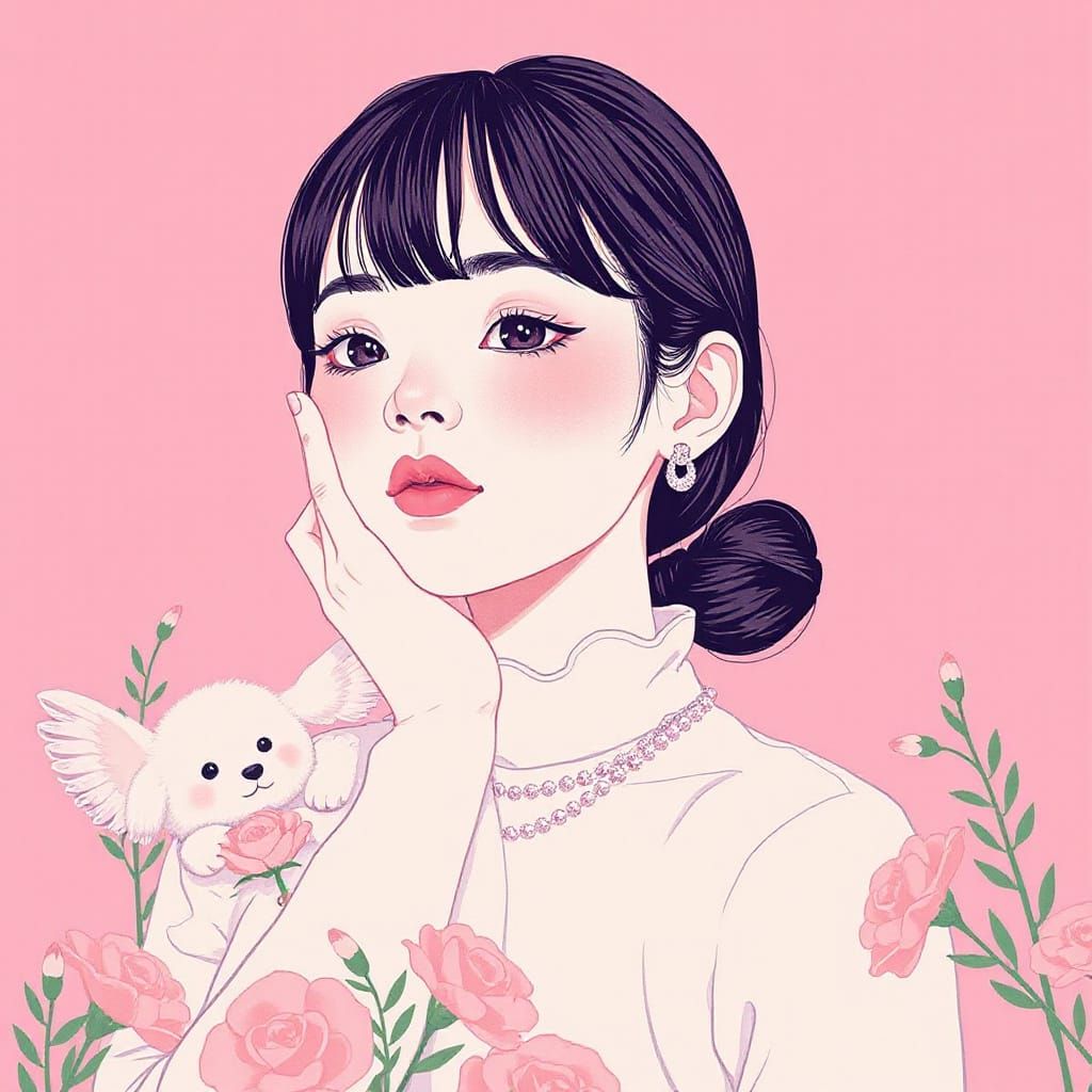 Pastel Pink Hues Blend Playful and Dreamlike Styles