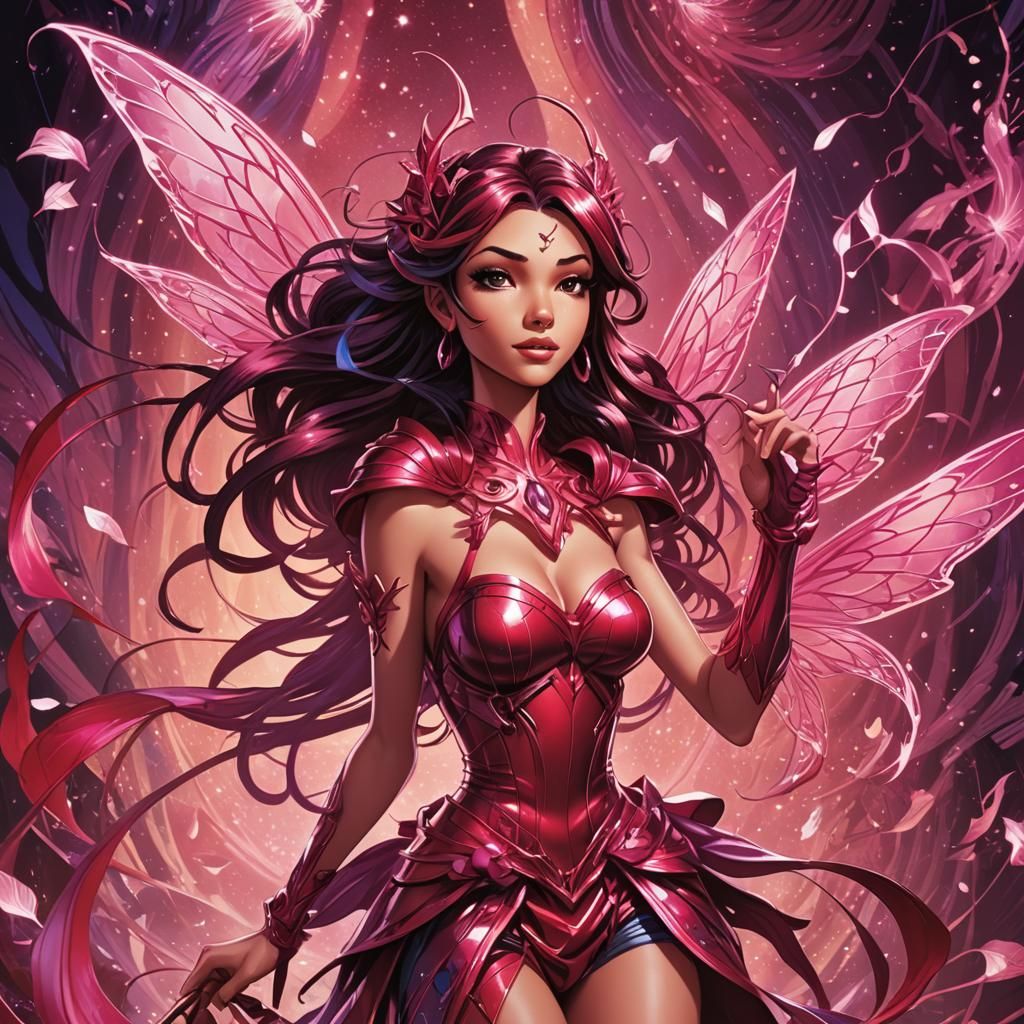 Musa Enchantix Fairy in 2D Comic Style