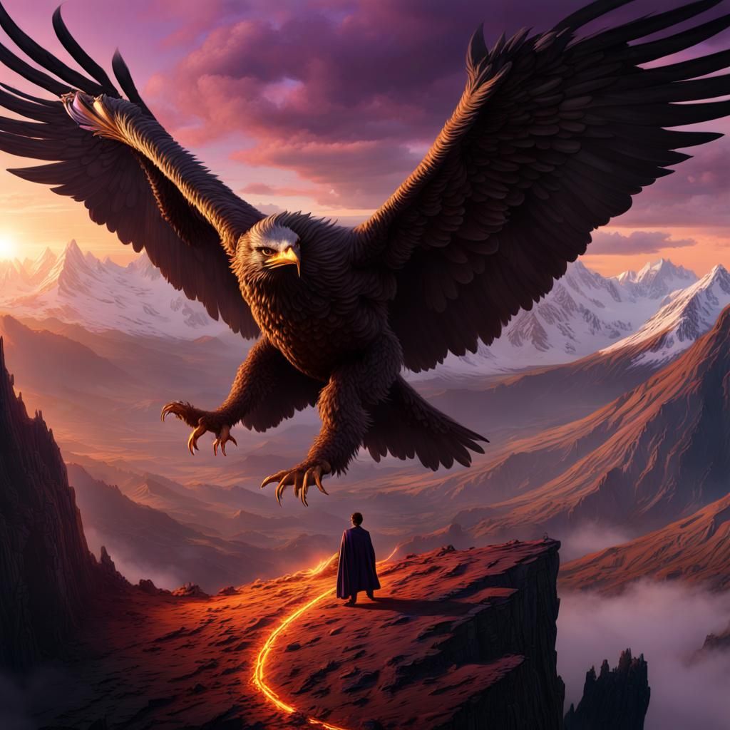 Eagle Rider: Dark Fantasy Concept Art