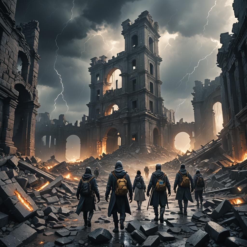 Post-Disaster Cityscape Concept Art in Unreal Engine