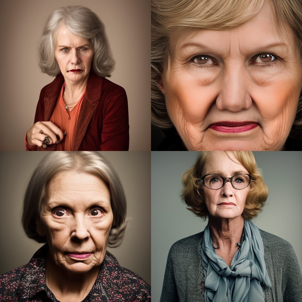 Older Woman Coach in Midwestern Gothic Style