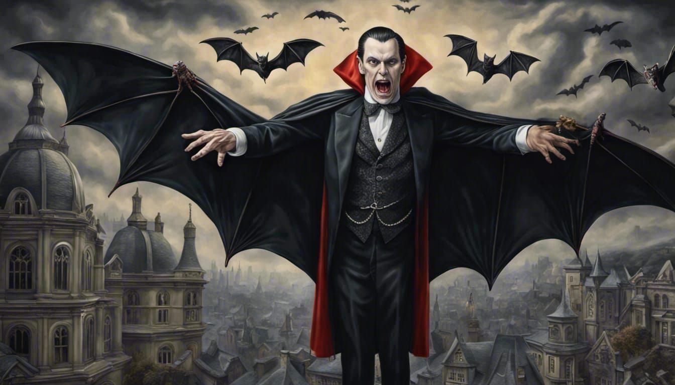 dracula and his bats
