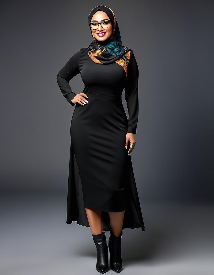 Egyptian Woman in Hijab, Ultra-Realistic Portrait