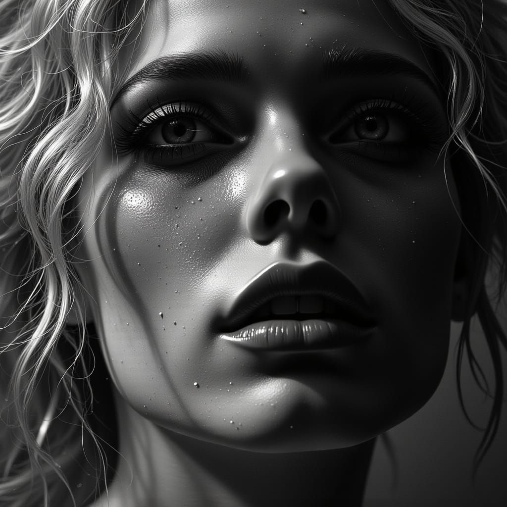 Timeless Fae in Dark Cyberpunk Realism