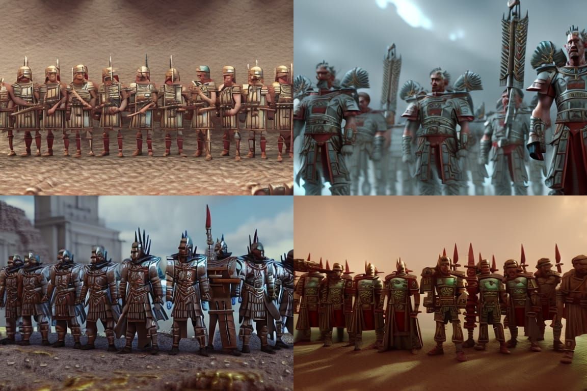 Science Fiction Roman Legion in Epic 8K