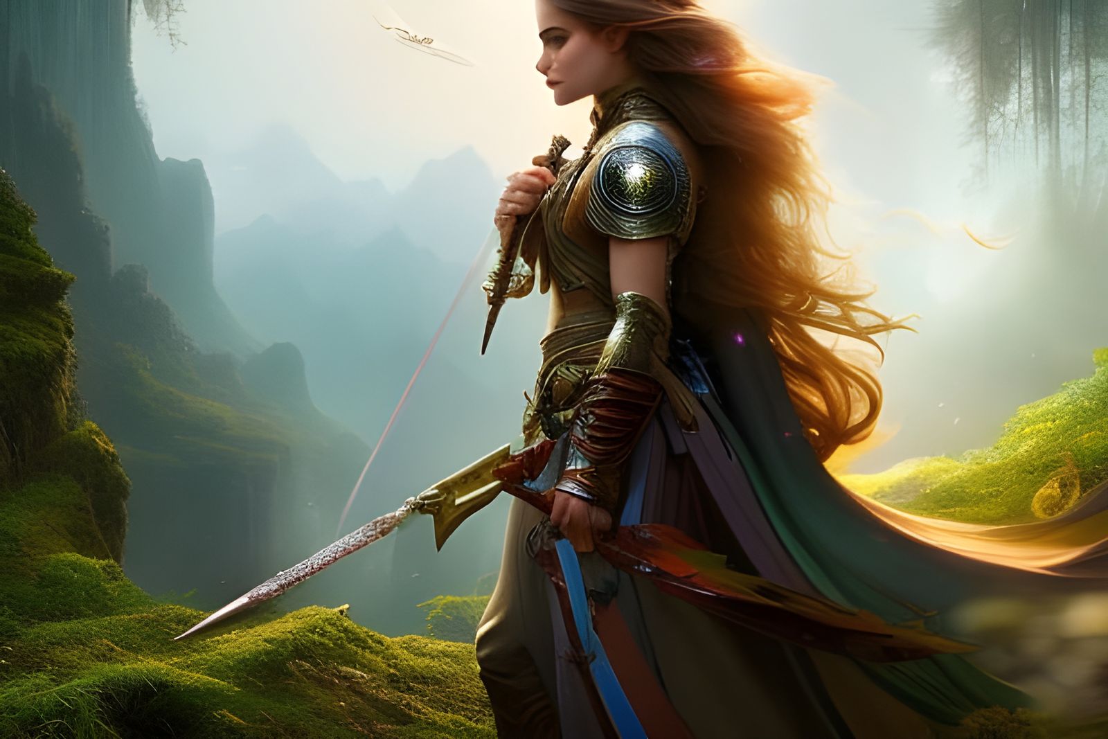 *S MASTER* "Beautiful Warrior Woman of The Mountains:" - 2163 - SM