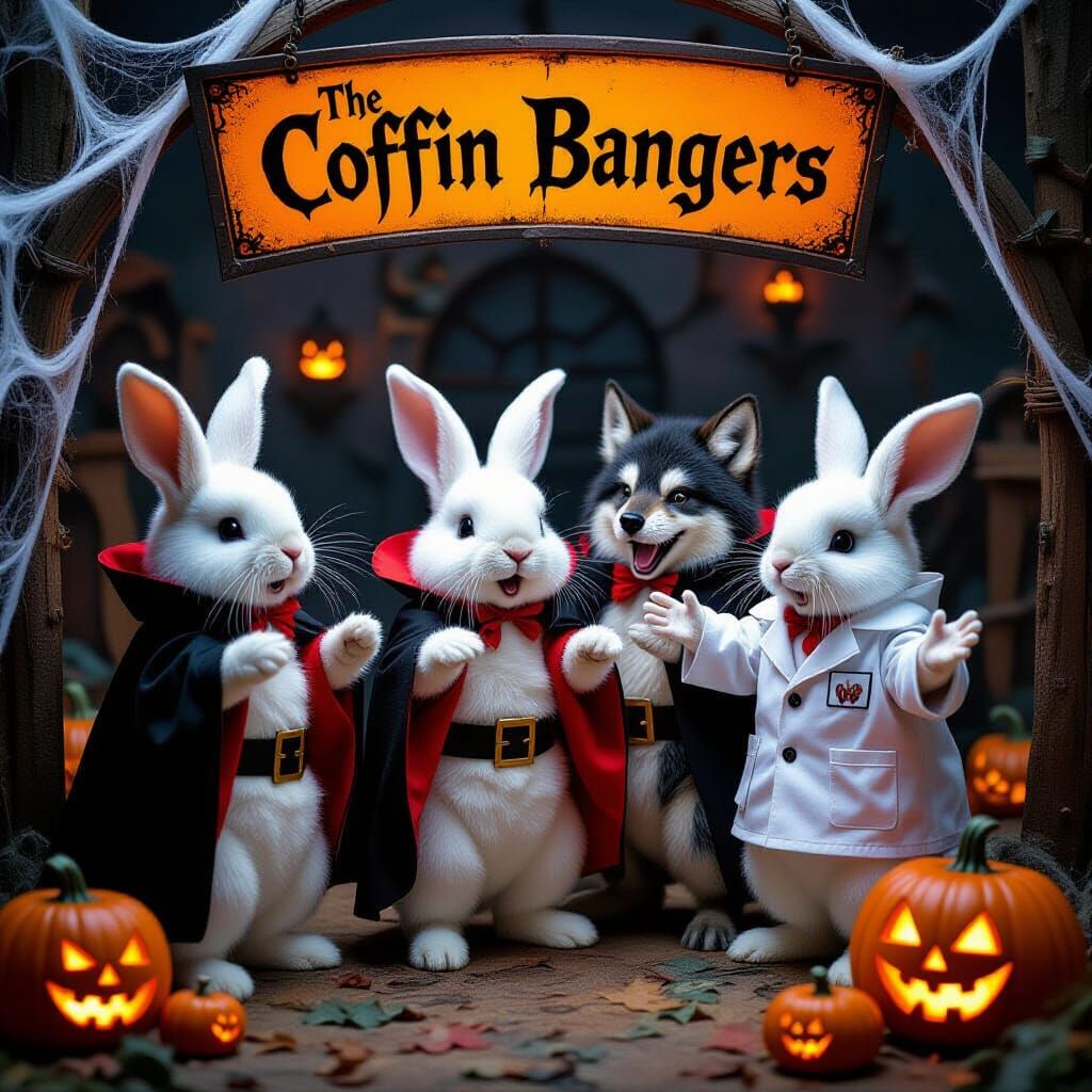 Monster Mash: Bunnies' Spooky Graveyard Performance