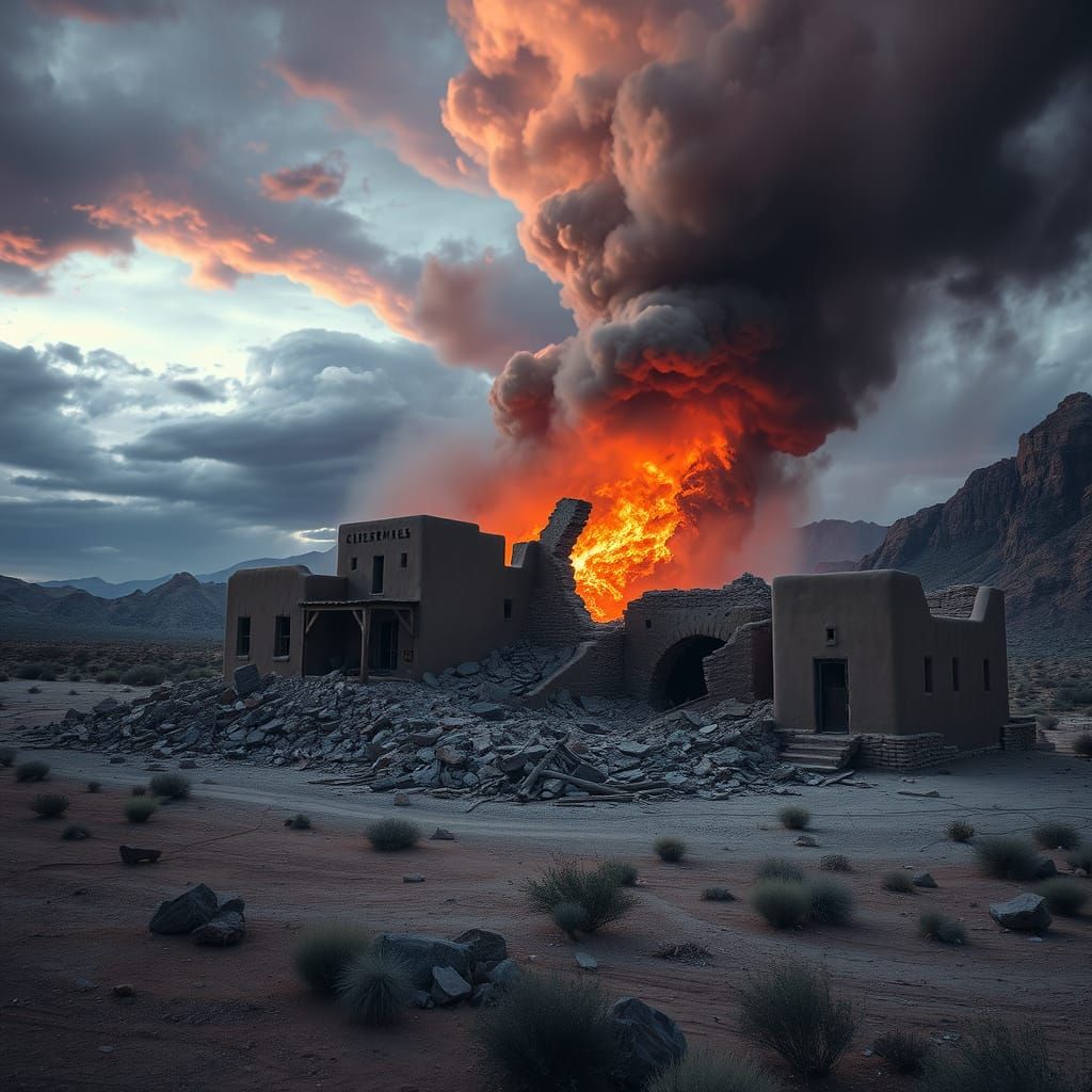 Dramatic Earthquake Scene in Southern New Mexico