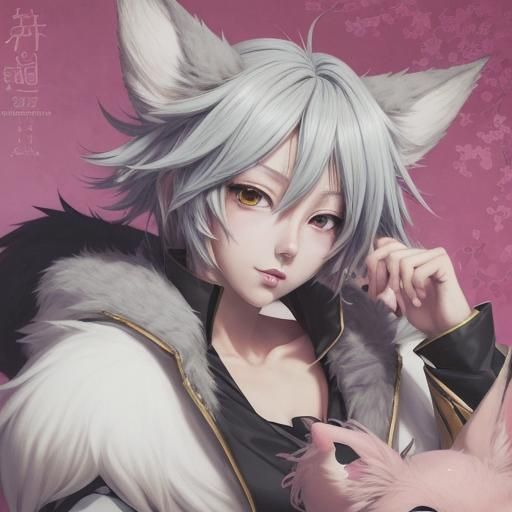 Anime Style Furry Character Art