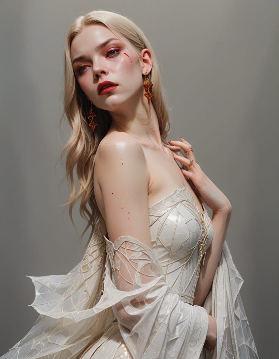 Anya Taylor-Joy as Satana Hellstrom in Gothic Cathedral