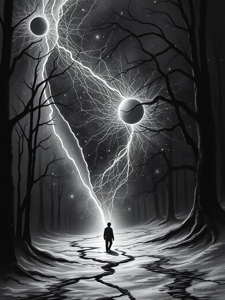 Endless Minutiae Eldritch Embossing a Broken Heart is Blind But Neverending