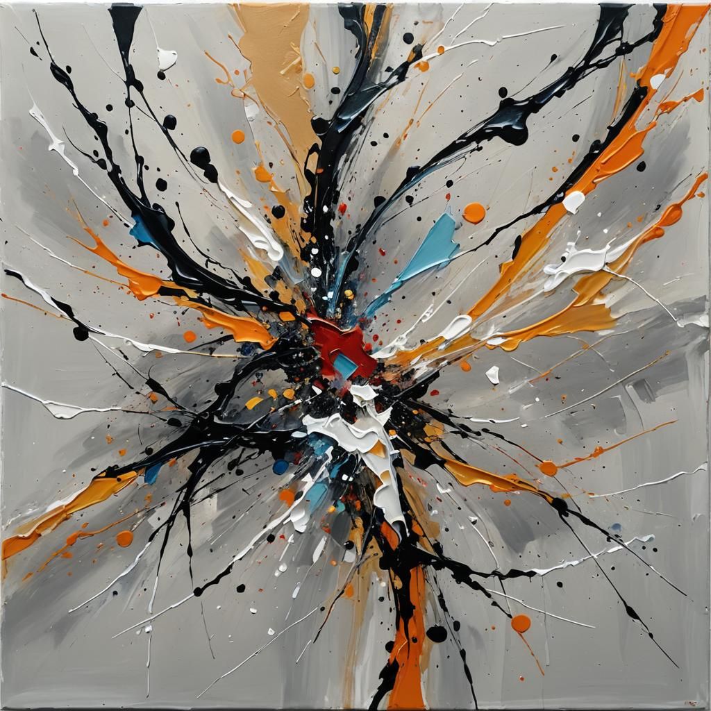 Powerful Abstract Acrylic Painting for Beginners