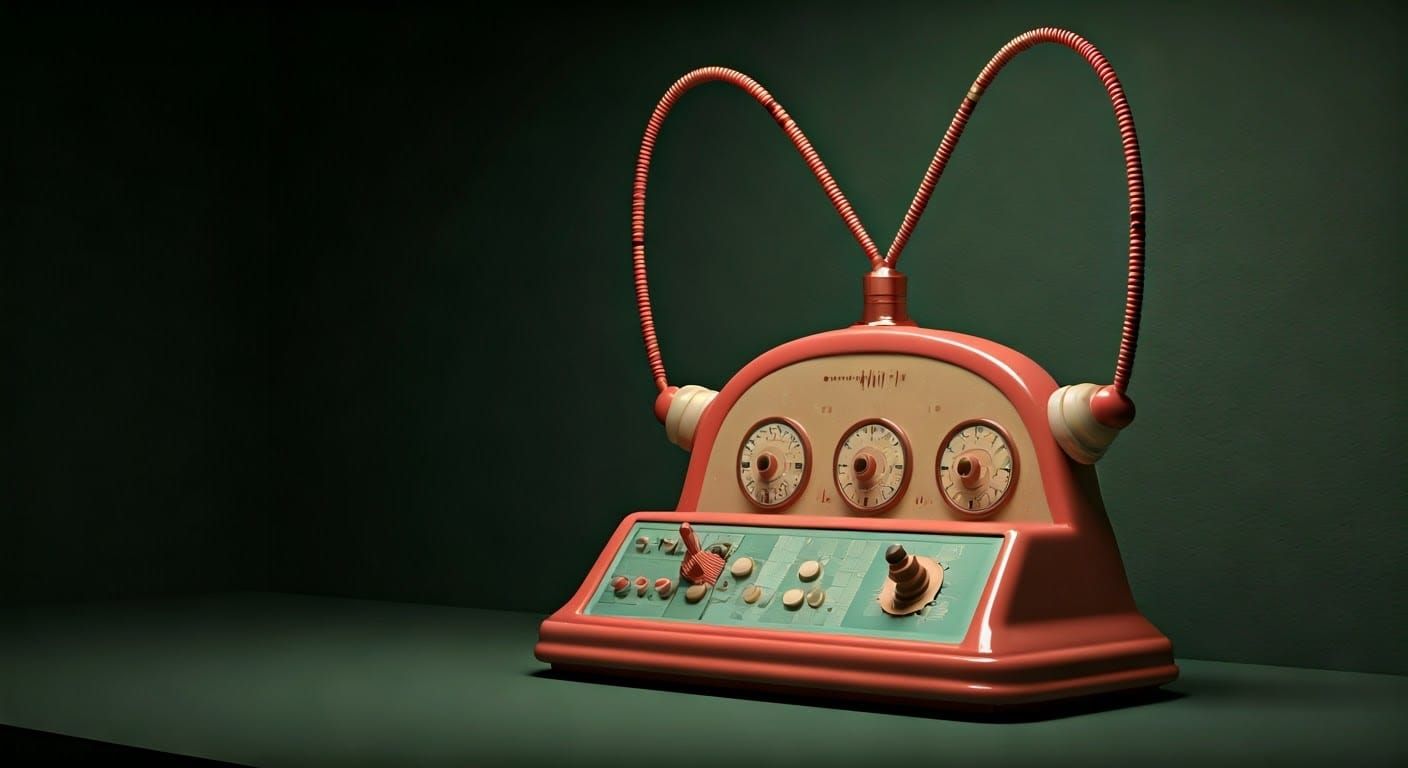 Vintage Tickle Machine with Retro 50s Design