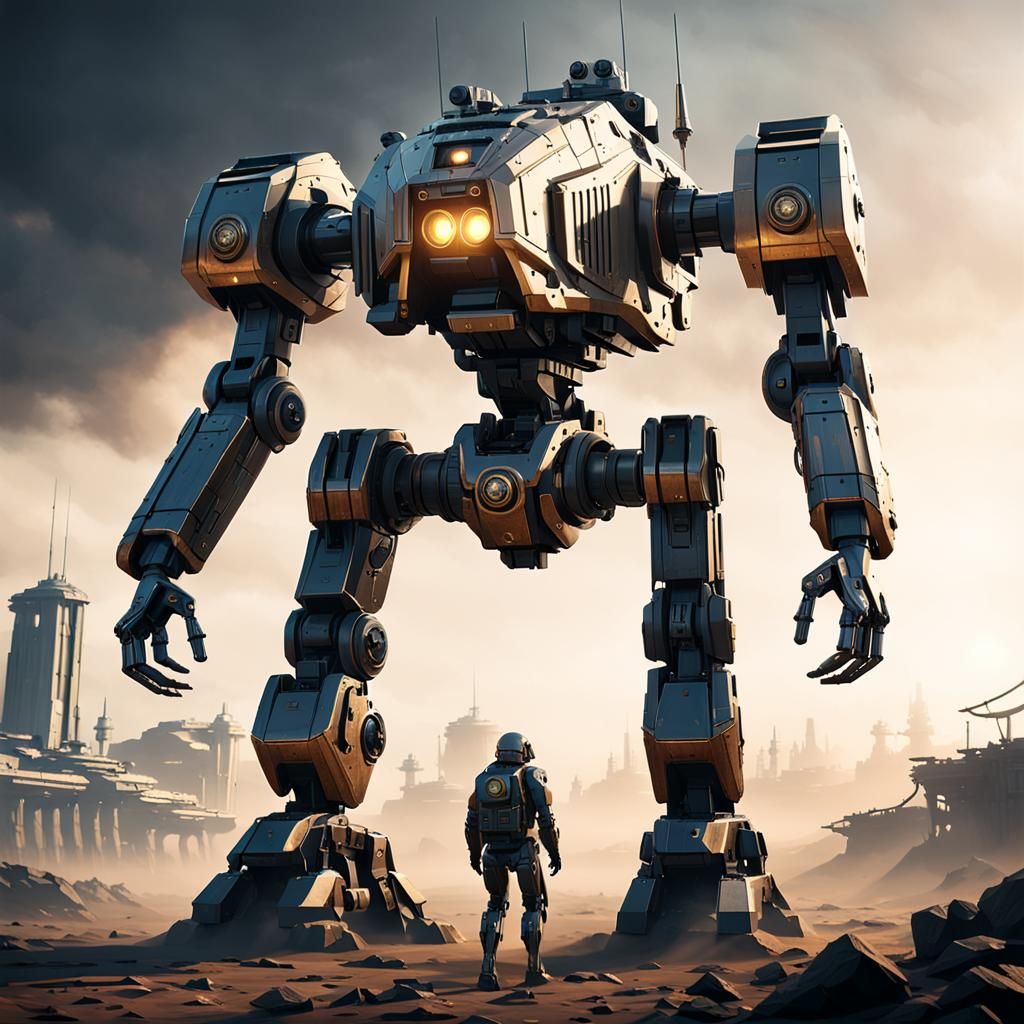 German Pz.Kpfw II Mech Concept Art in 8K