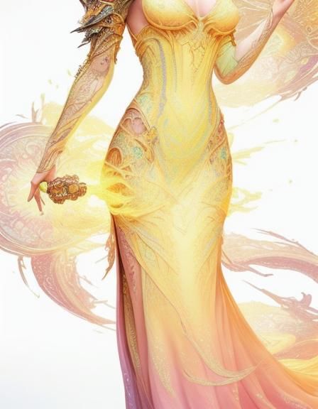 Fantastical Modern Dress: 8K Concept Art