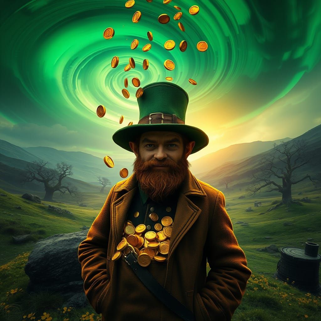 Emerald Skies Pouring Gold and Wonder