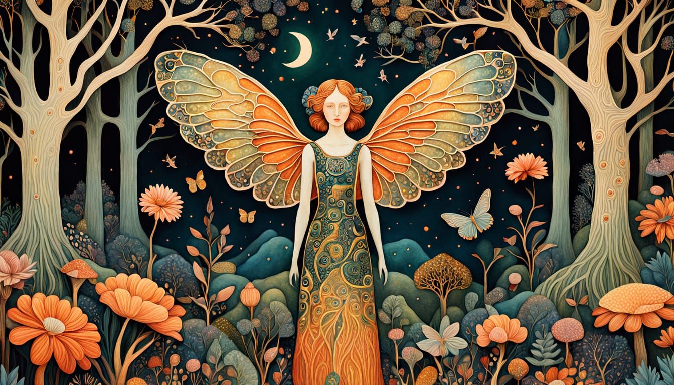 Surreal Bio Art Sculpture in Whimsical, Handmade Style