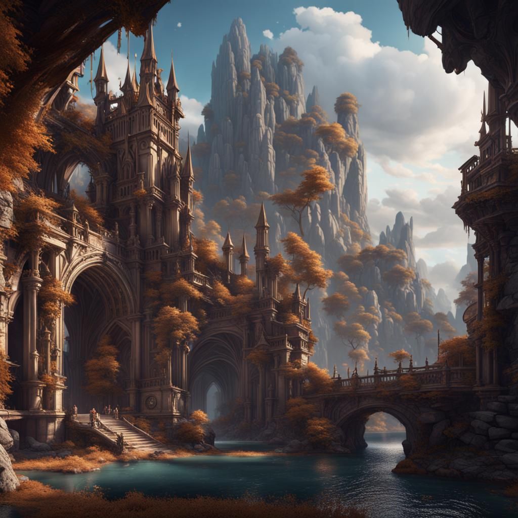 Fantastical Places and Spaces: Detailed Matte Painting