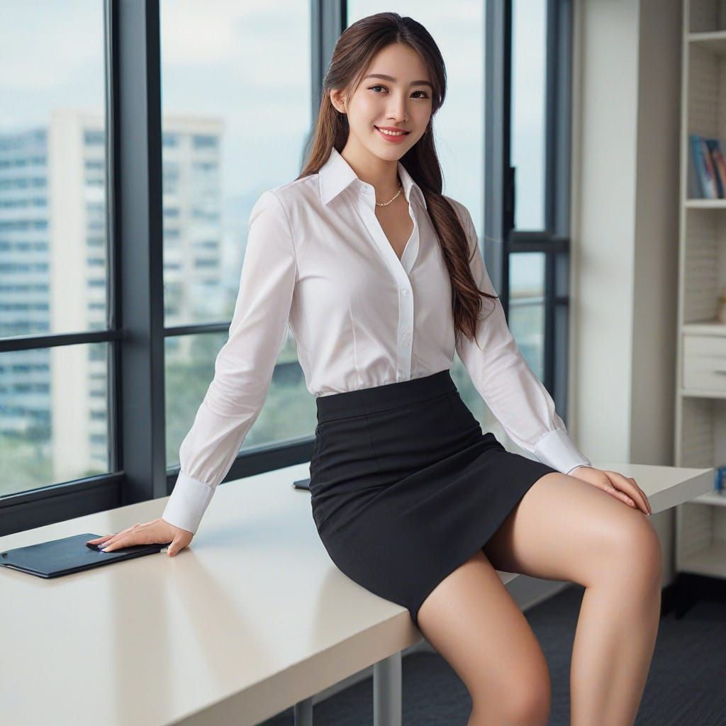 Glamorous Anime Heroine in Josei Style