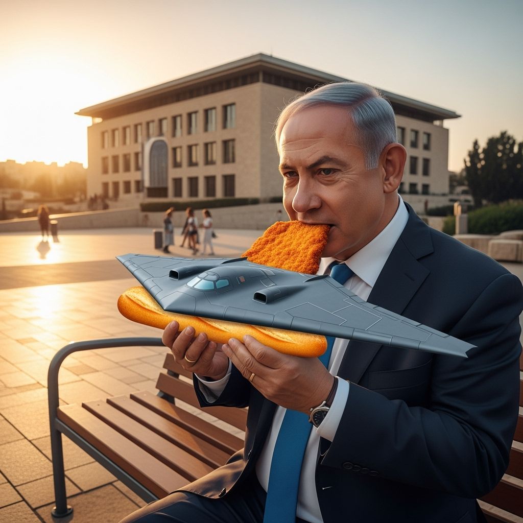 Man Eating Schnitzel Baguette