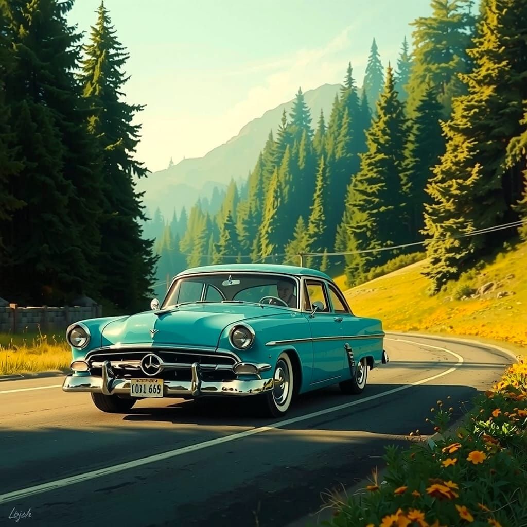 AI-Generated Ford Car Image