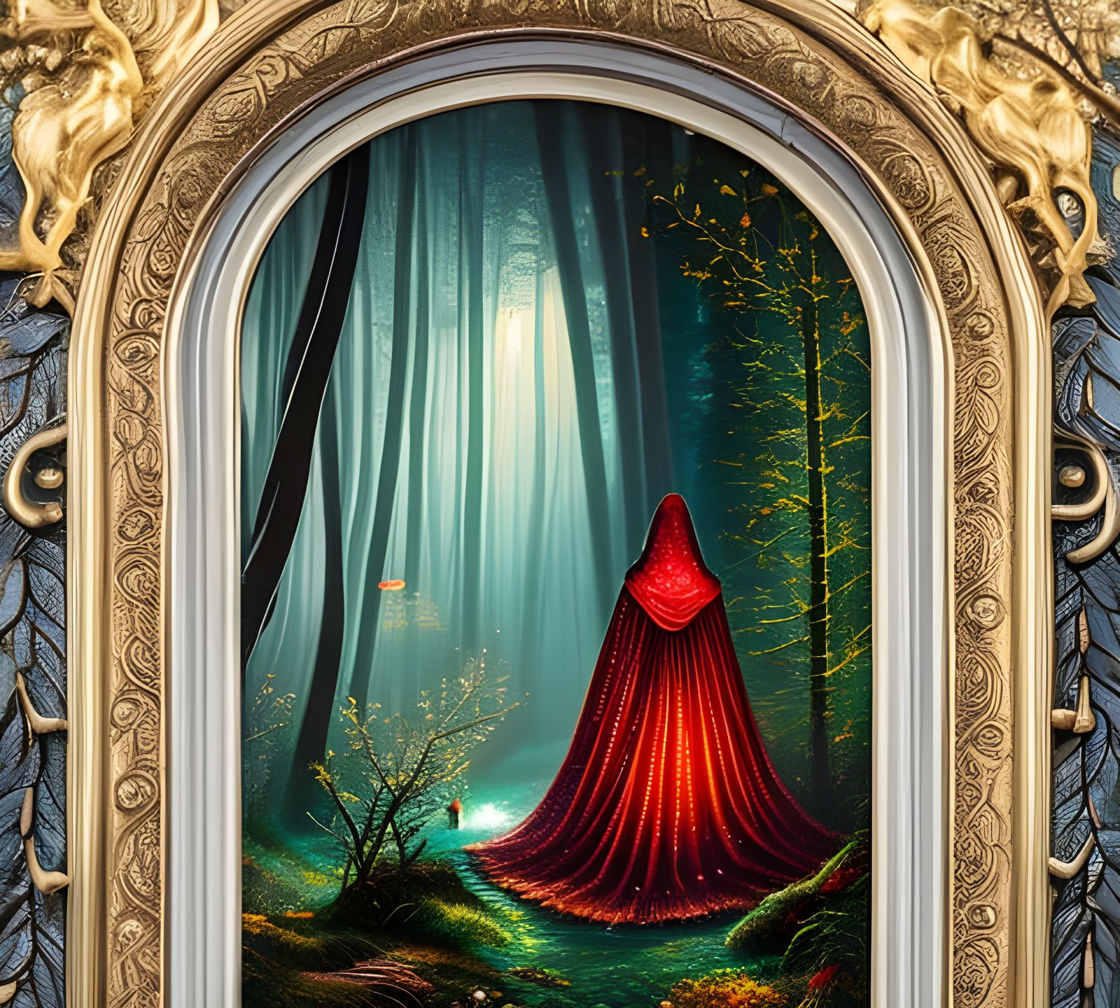 Little Red Riding Hood in Enchanted Forest