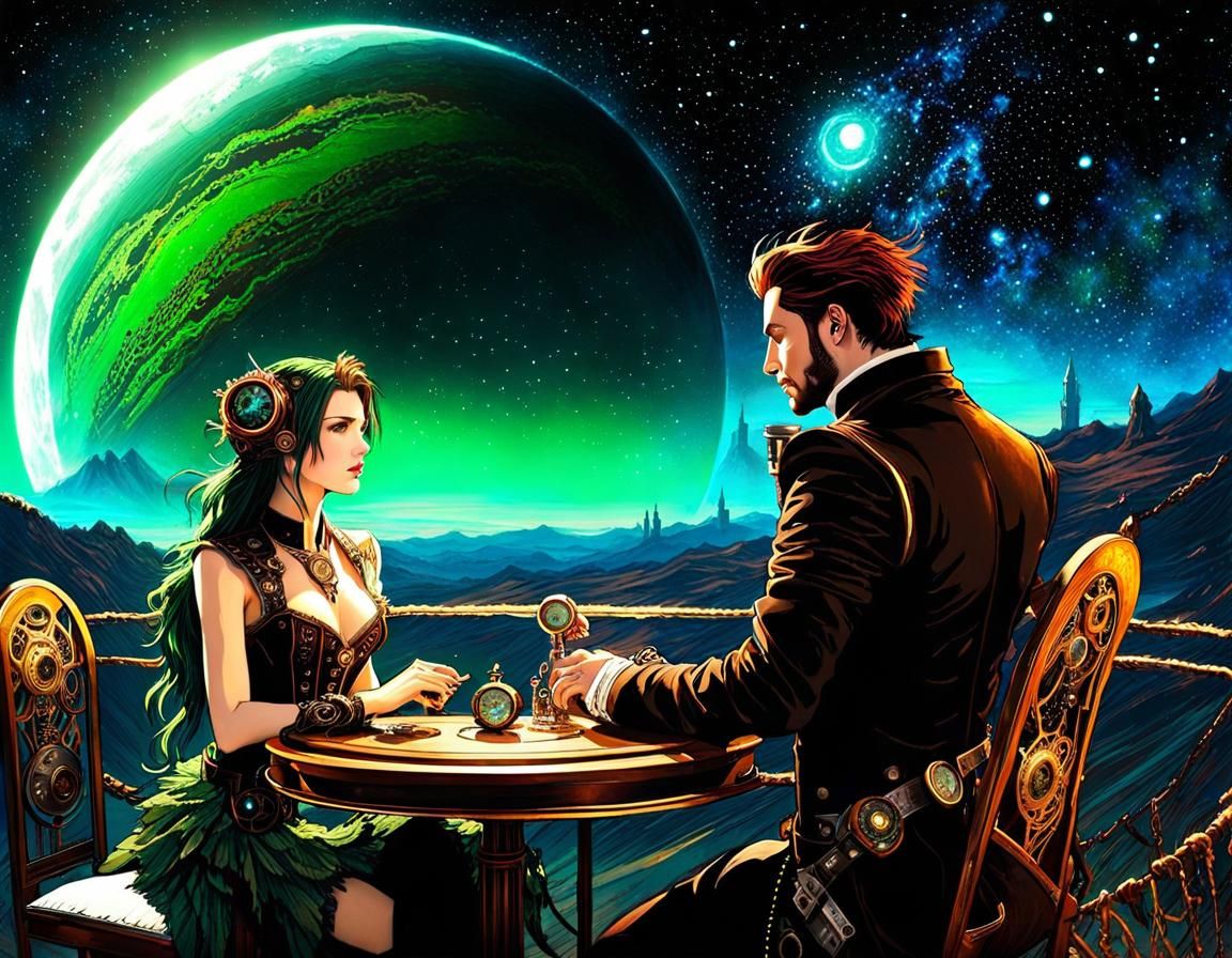dinner under moonlight